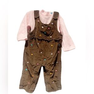 Nursery Rhyme vintage corduroy overalls